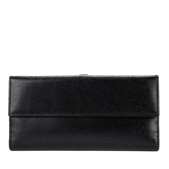 Gucci Vintage Bifold Wallet in Black Grained Leather - Picture 3 of 6